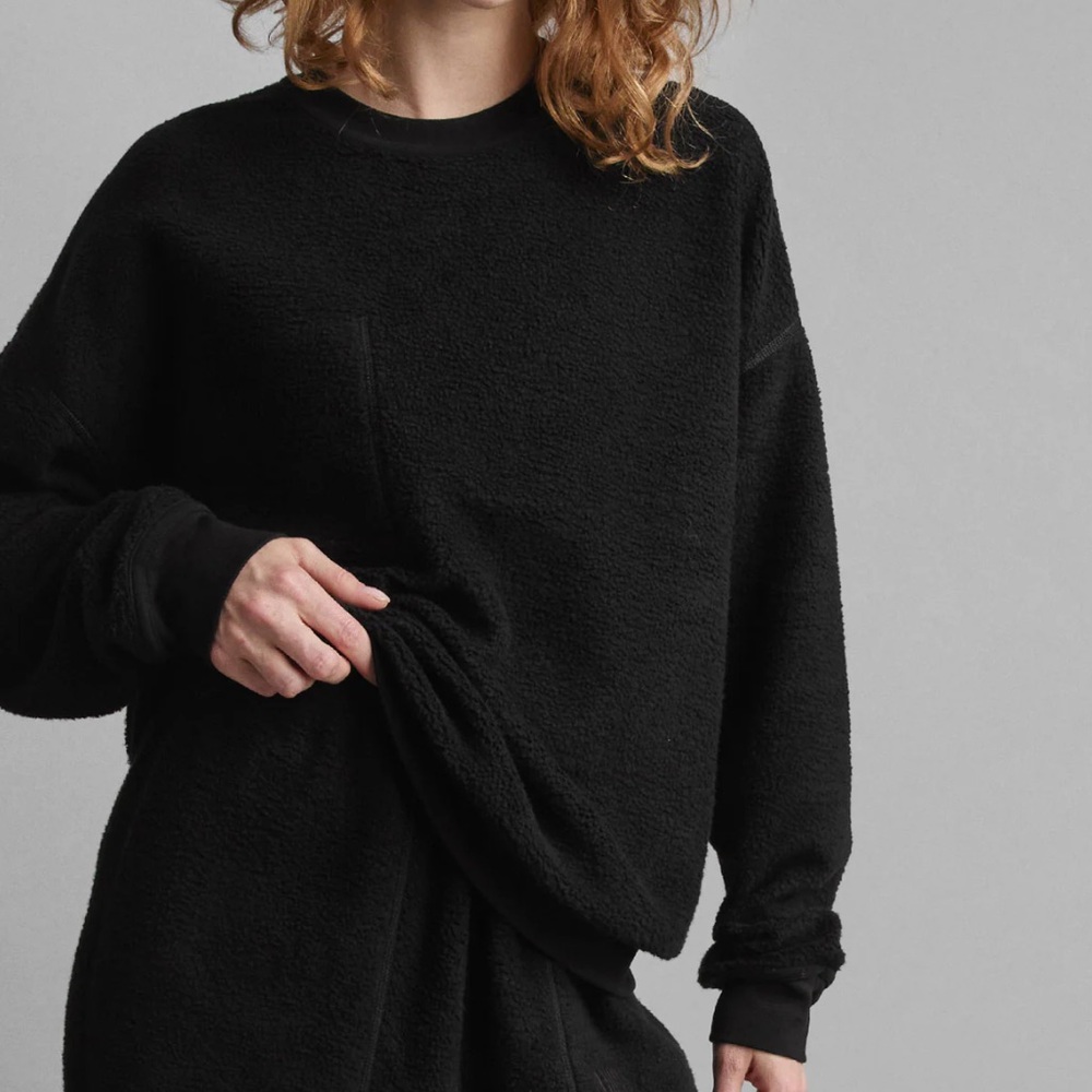 Lunya | Silksweats™ Reversible Pocket Sweatshirt XS - Picture 2 of 8